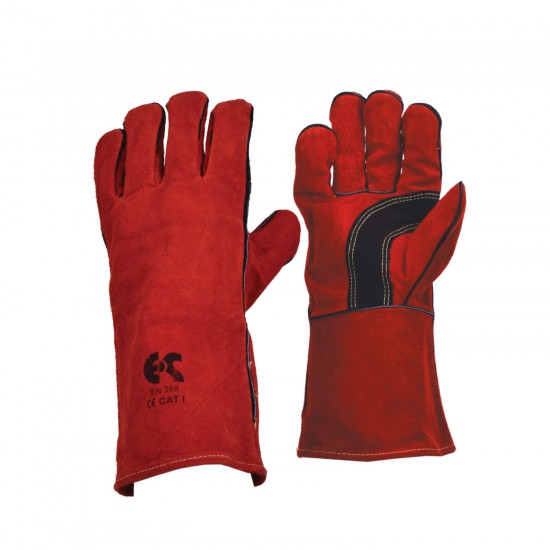 ΓΑΝΤΙΑ ΔΕΡΜΑΤΙΝΑ ΗΛΕΚΤΡΟΣΥΓΚΟΛΛΗΤΟΥ ΚΟΚΚΙΝΑ